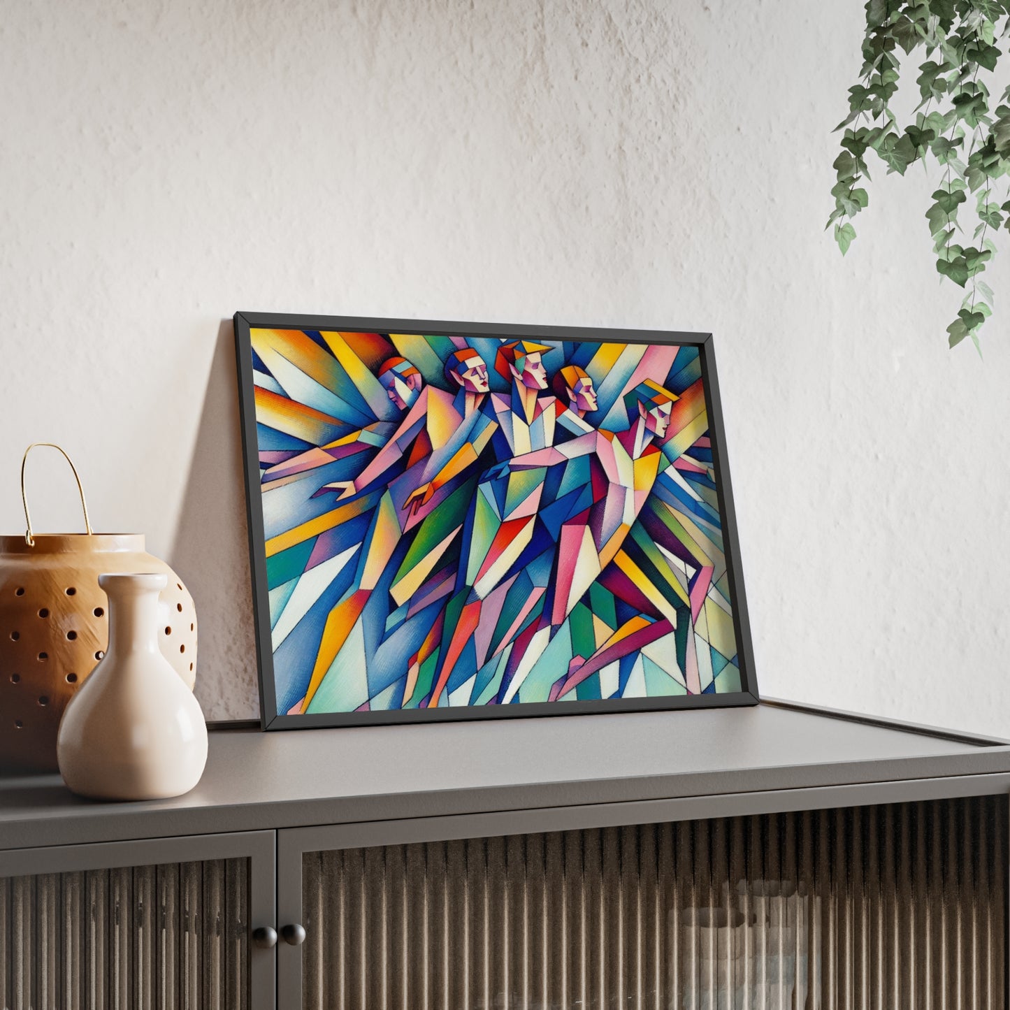 Framed Picasso's Pixies Poster