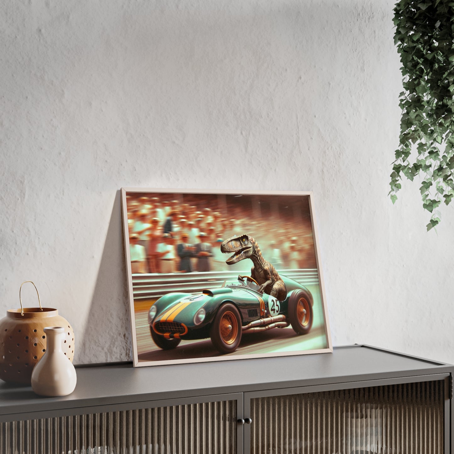 Framed Velocity Raptor Poster