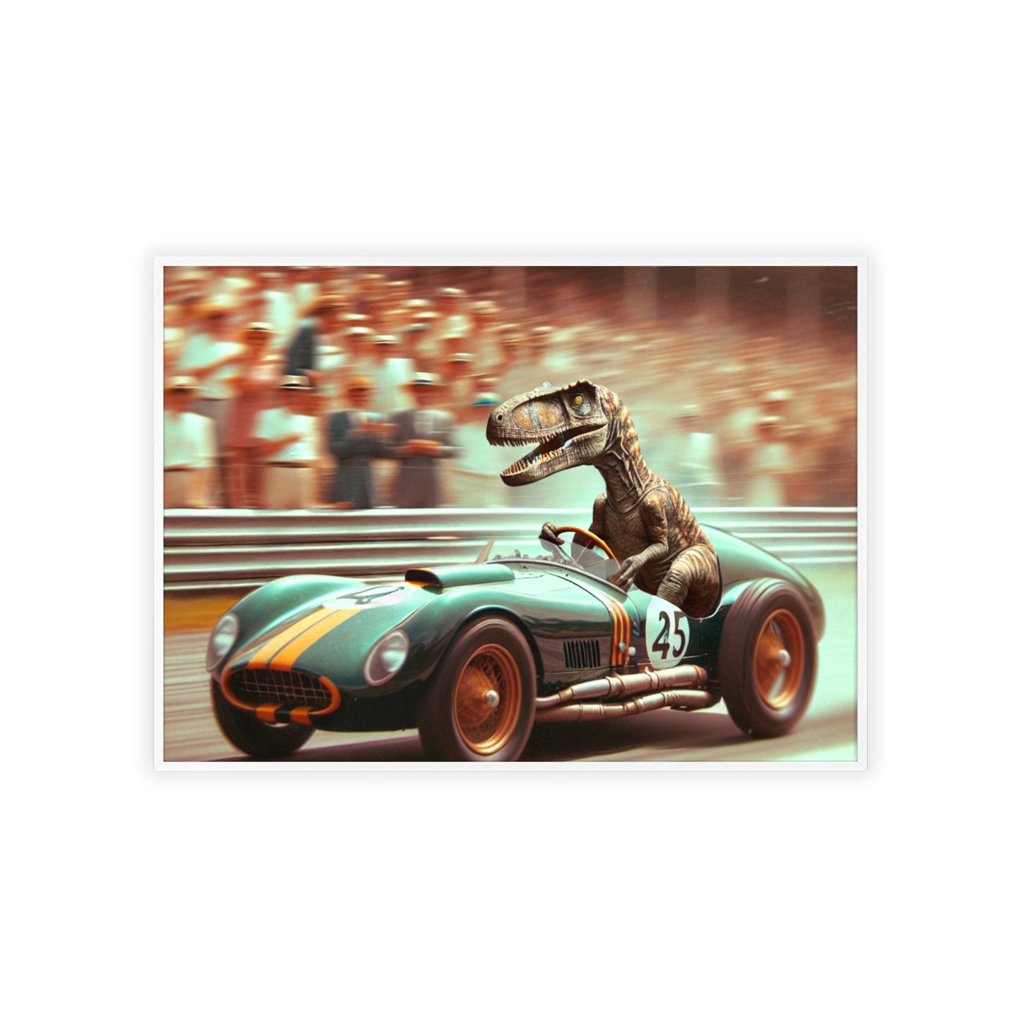 Framed Velocity Raptor Poster