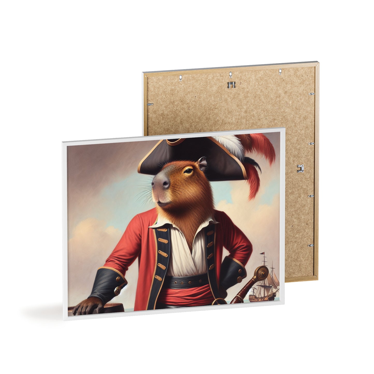 Framed Captain Capybara Poster
