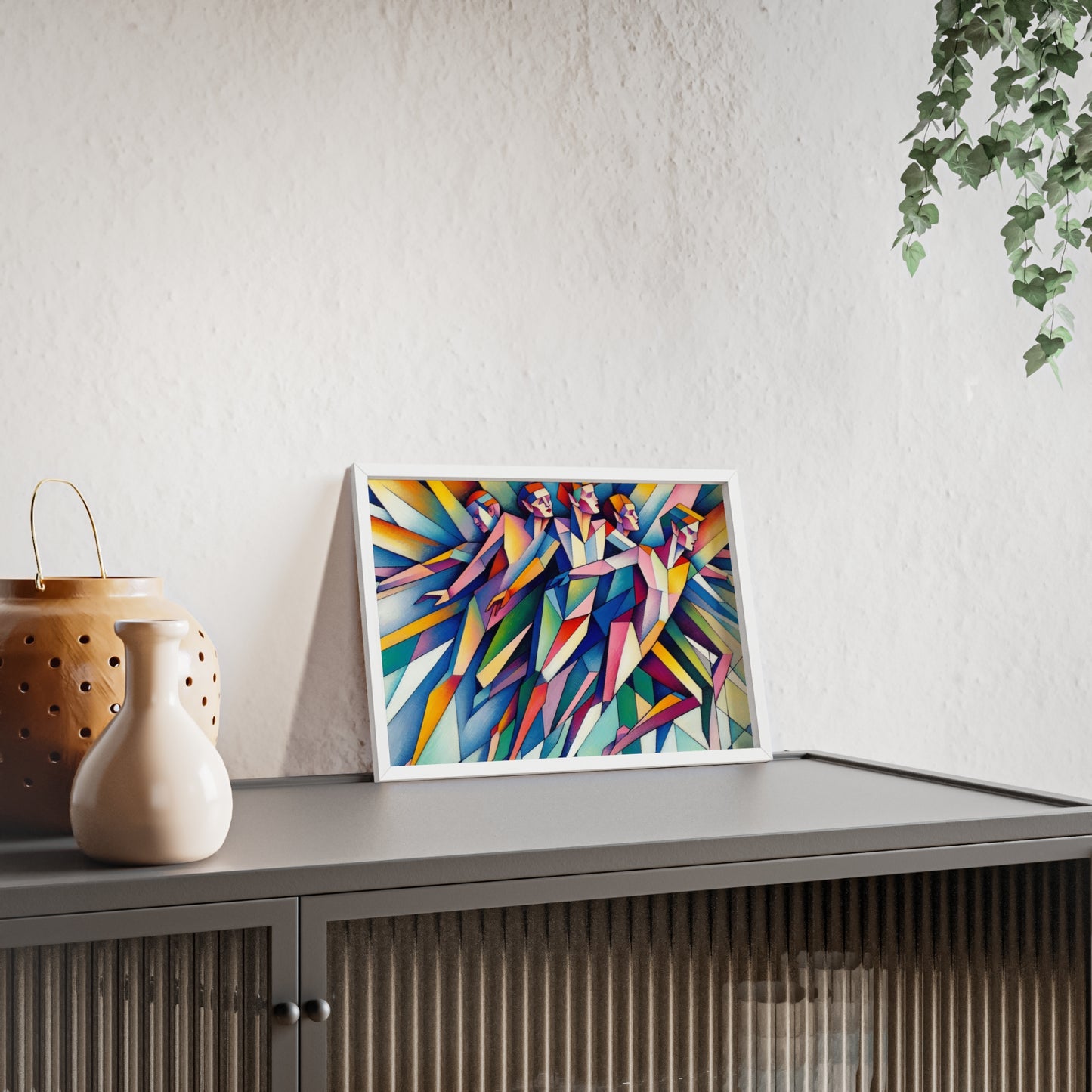 Framed Picasso's Pixies Poster