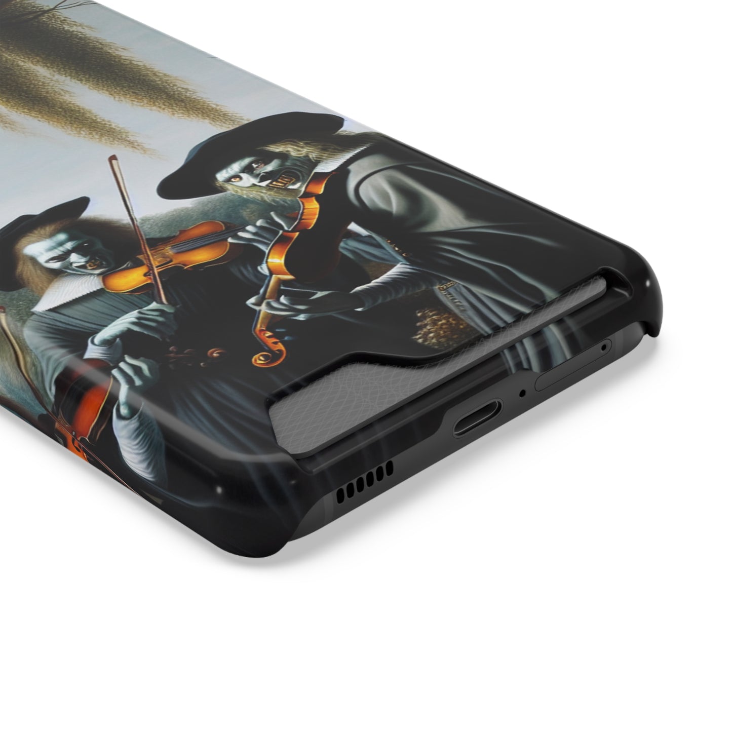 Vermeer's Vampire Violinists Phone Case with Card Holder - GALAXY