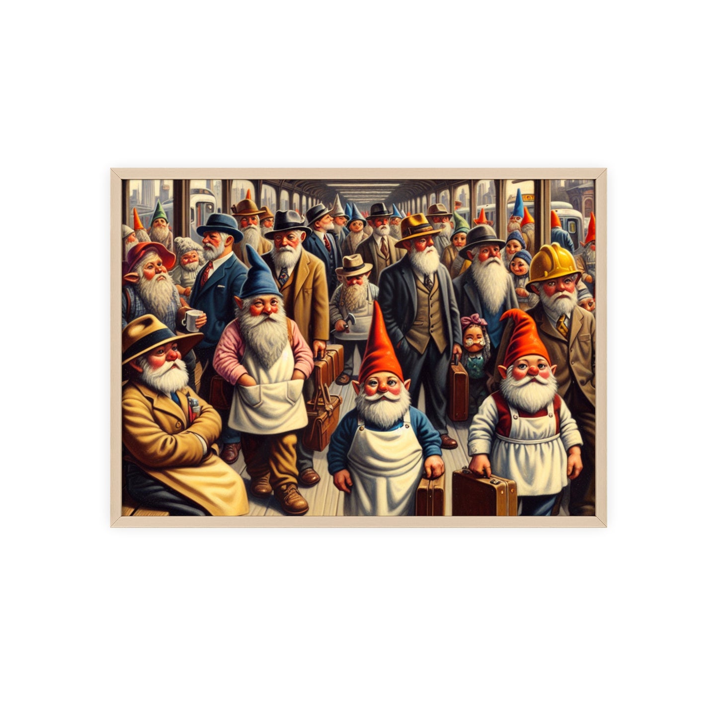 Framed The Gnome-mute Home Poster