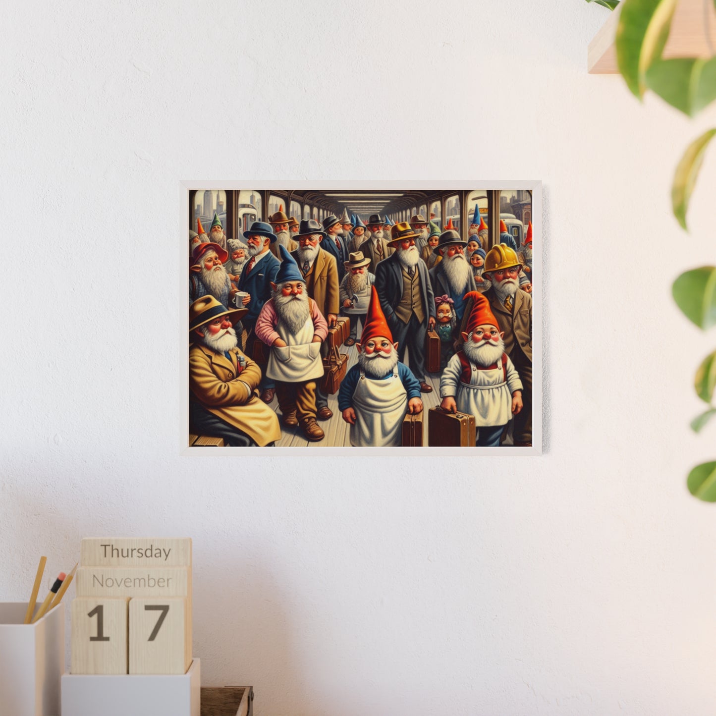 Framed The Gnome-mute Home Poster