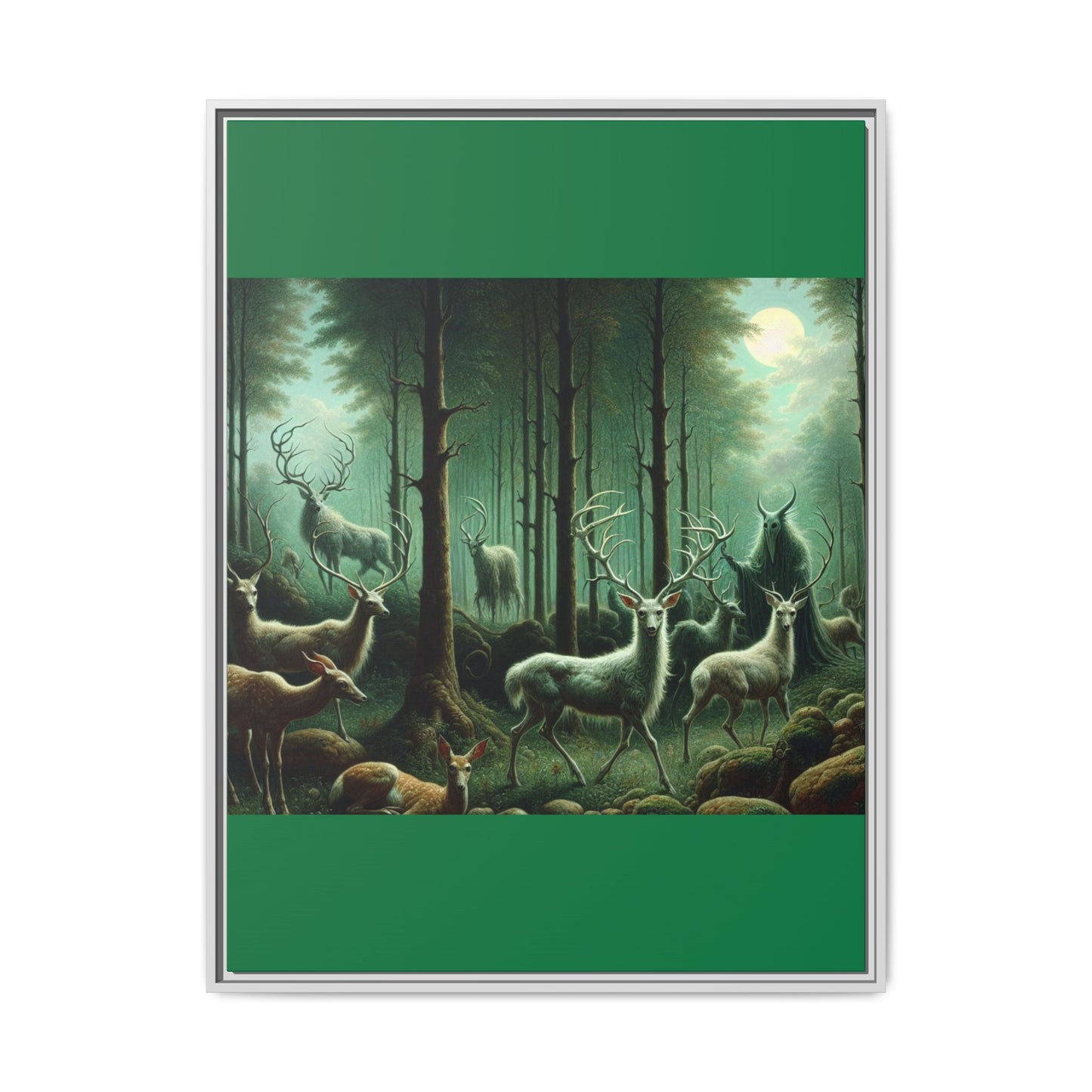 Wendigo Shepherd Canvas, Framed (Multi-color)