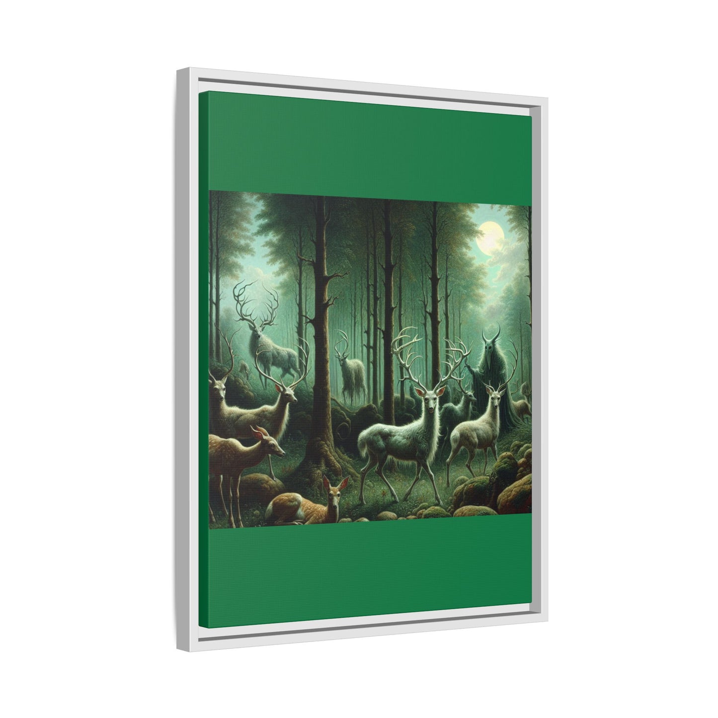 Wendigo Shepherd Canvas, Framed (Multi-color)