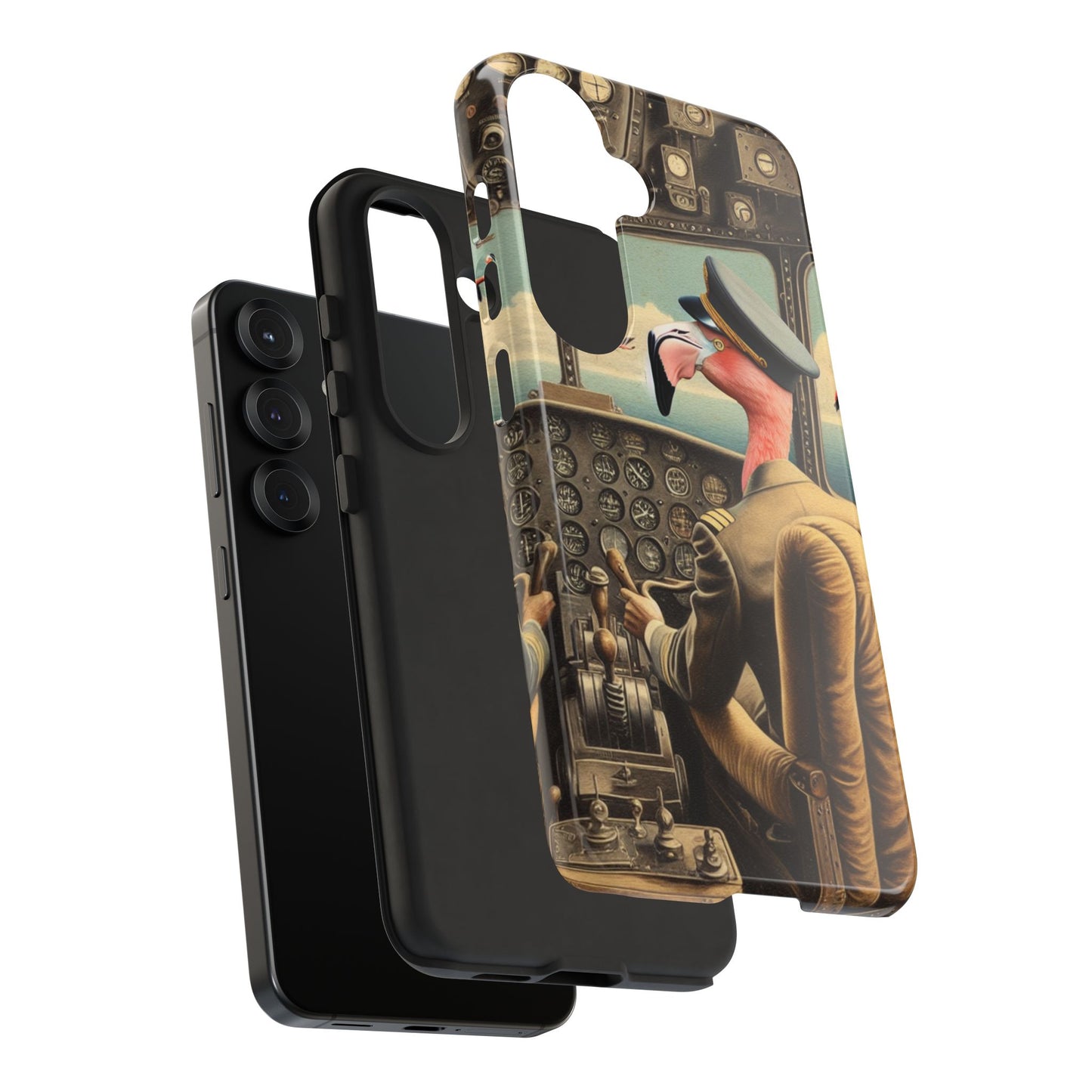 Flamingo Flight Deck Phone Case - GALAXY