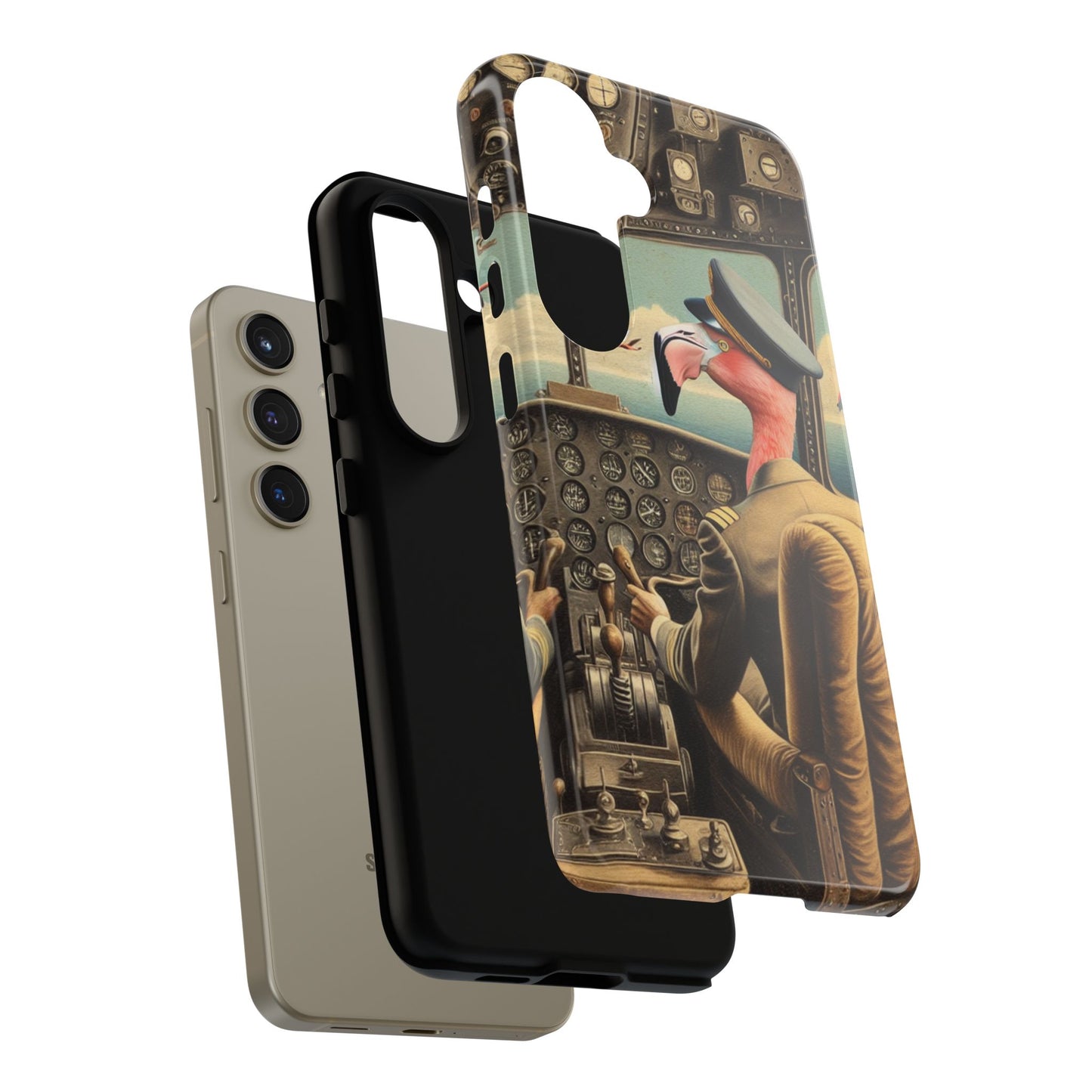Flamingo Flight Deck Phone Case - GALAXY