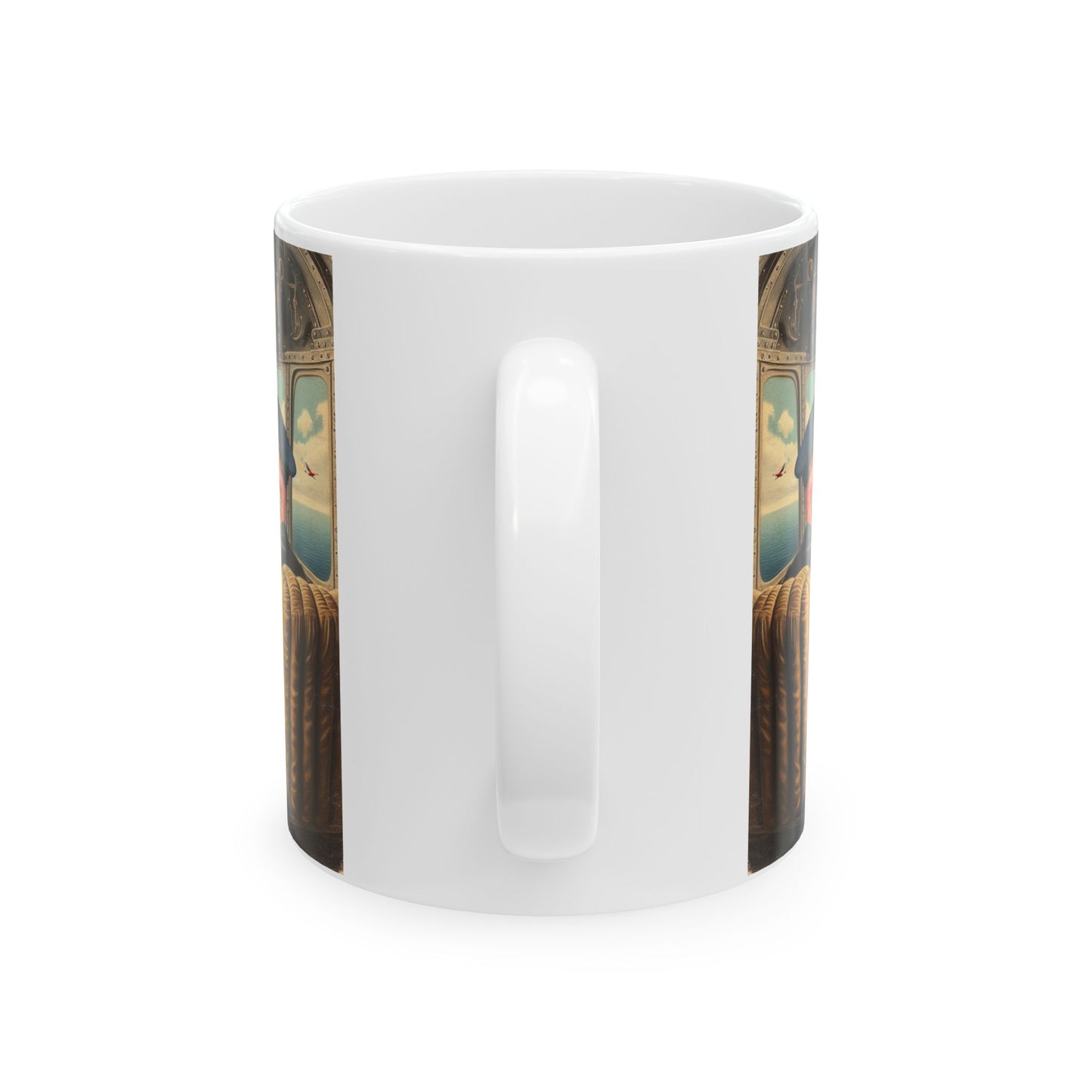 Flamingo Flight Deck Ceramic Mug