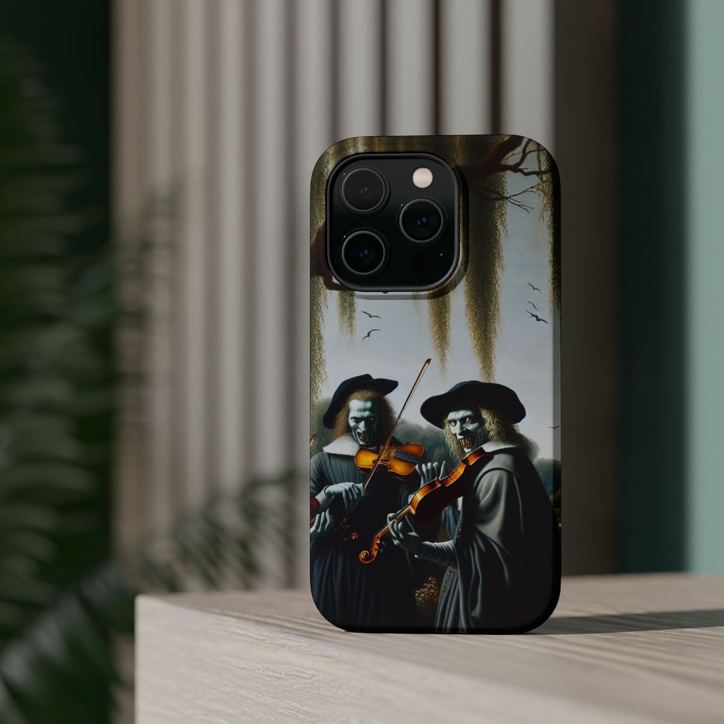 Vermeer's Vampire Violinists Magnetic iPhone Case