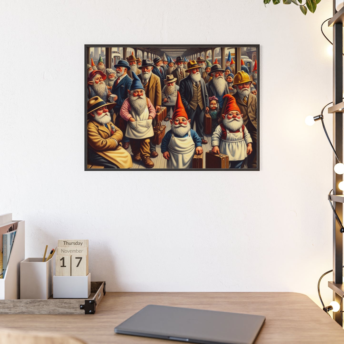 Framed The Gnome-mute Home Poster