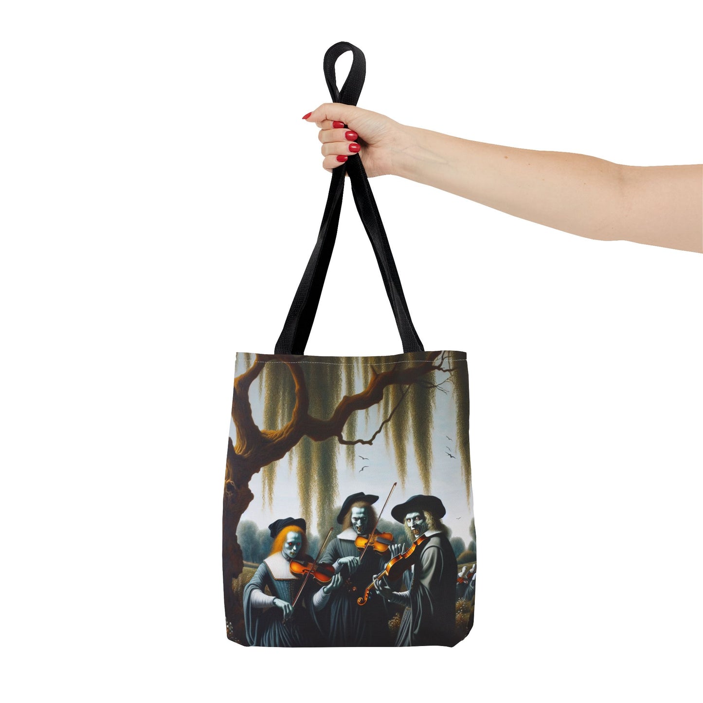 Vermeer's Vampire Violinists Tote Bag