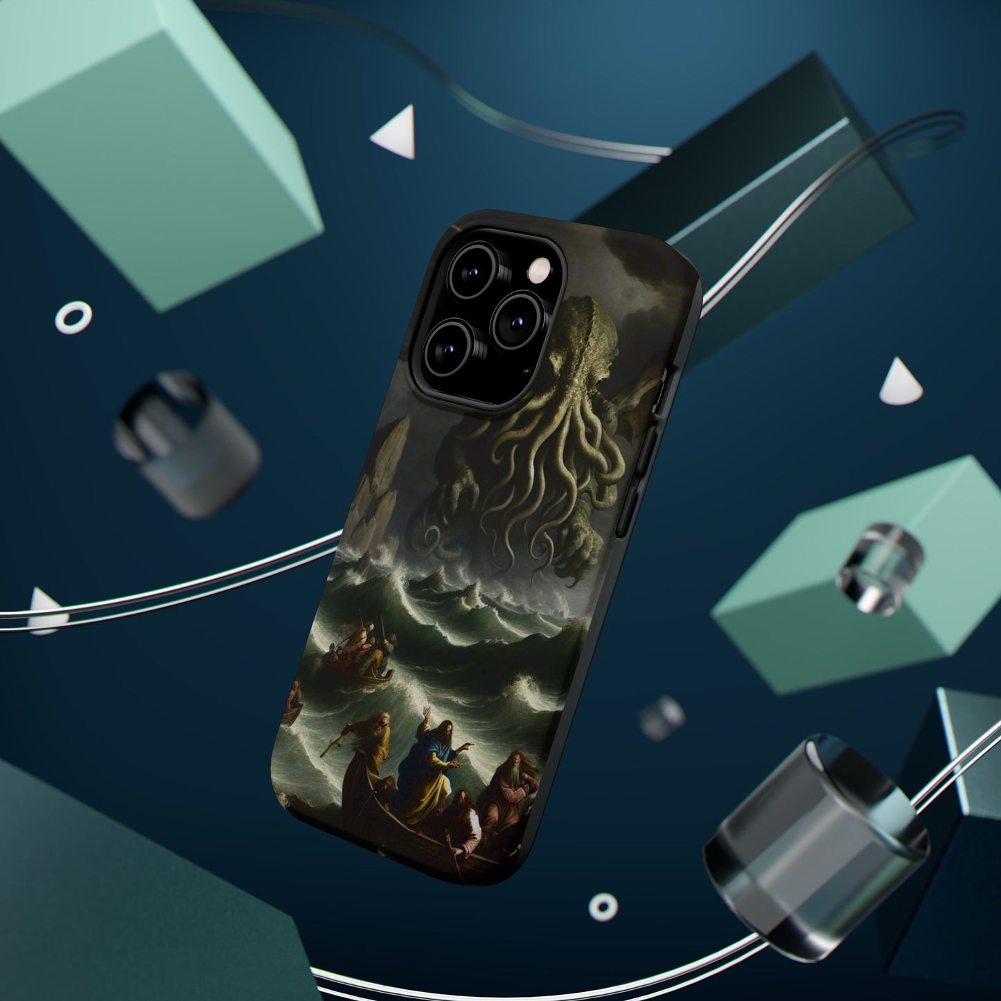 Cthulhu in the Storm Magnetic iPhone Case