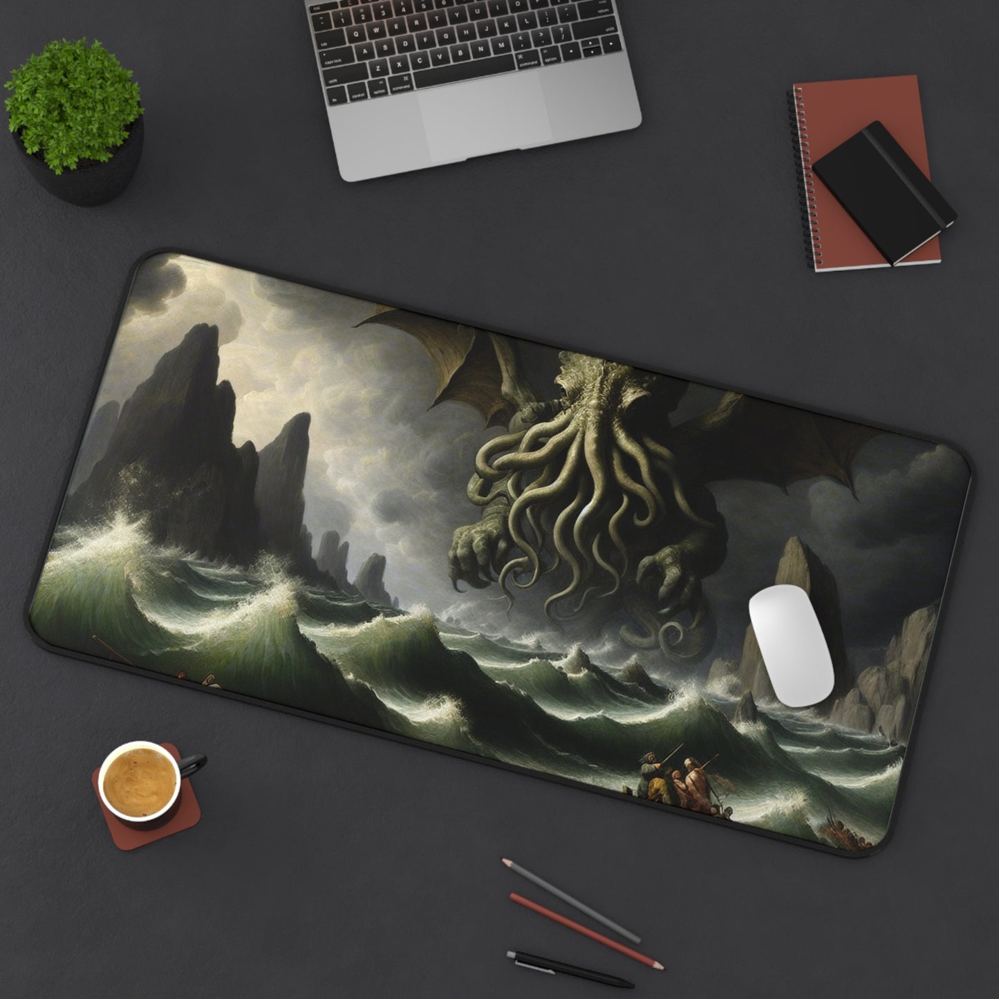 Cthulhu in the Storm Desk Mat