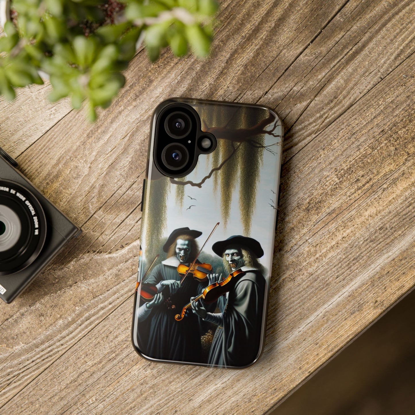 Vermeer's Vampire Violinists Phone Case - IPHONE