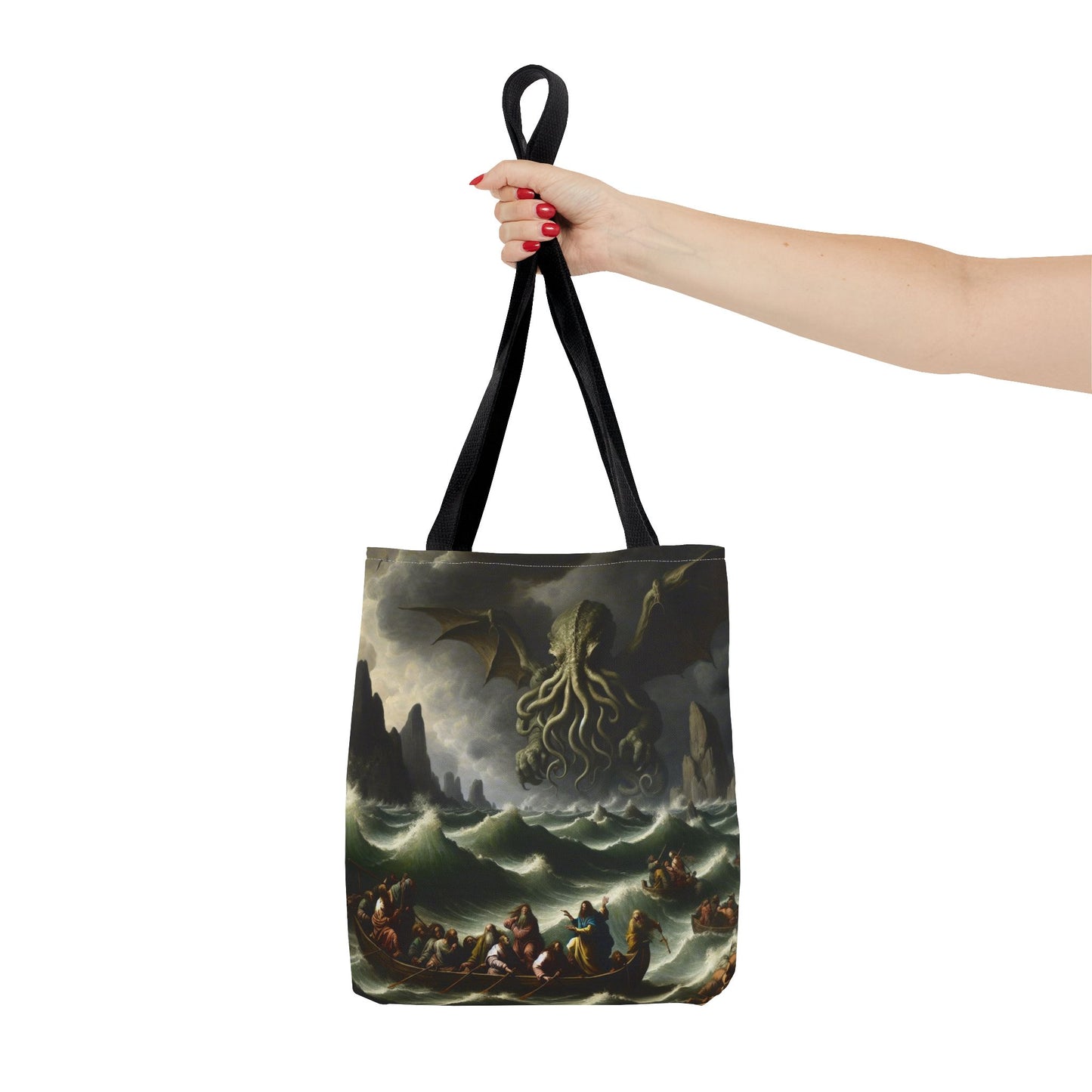 Cthulhu in the Storm Tote Bag