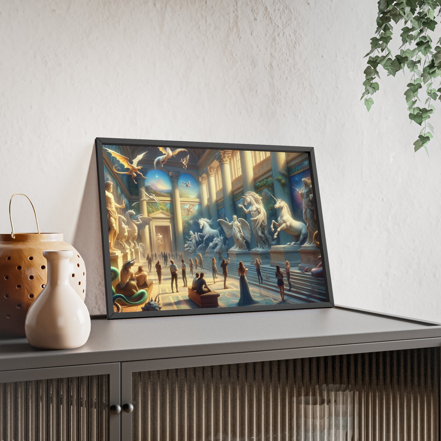 Framed Atlantis Atrium Poster