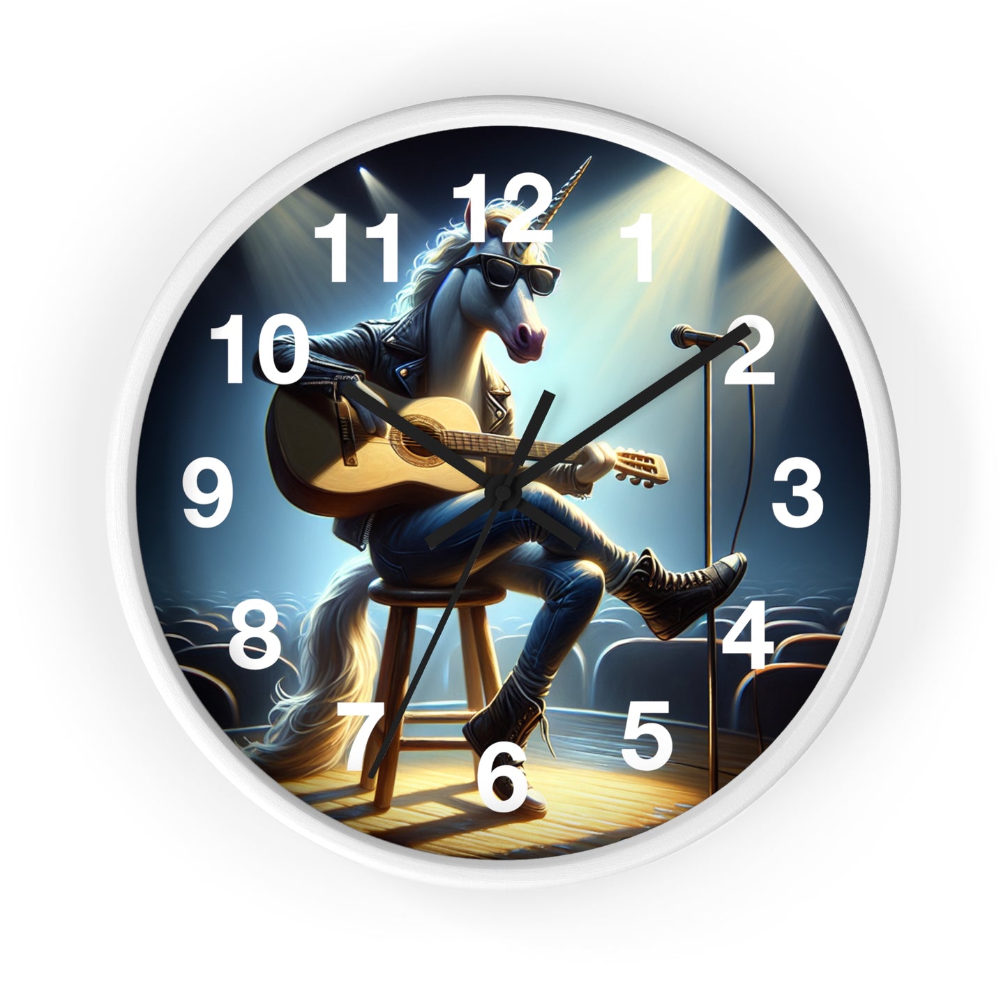 Unicorn Unplugged Wall Clock