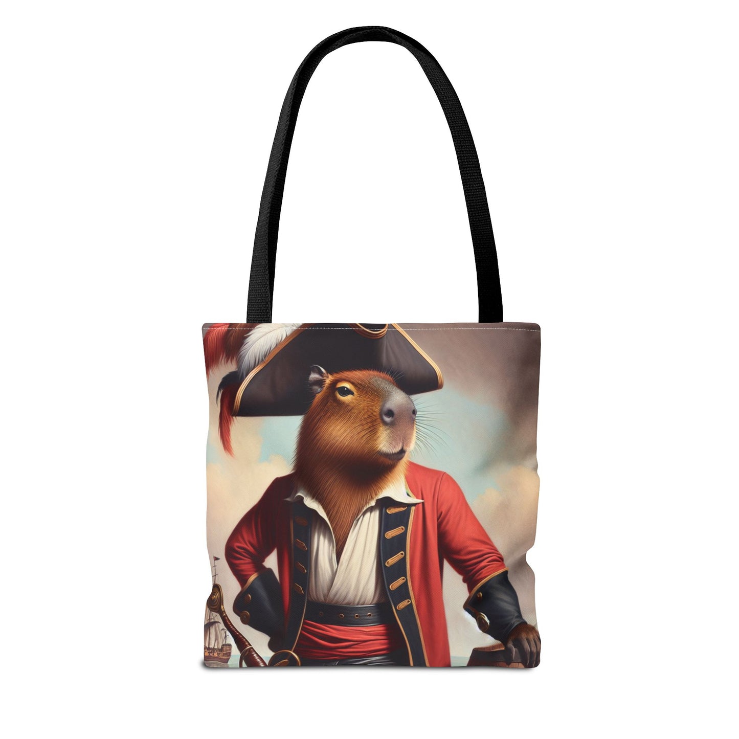 Captain Capybara Tote Bag
