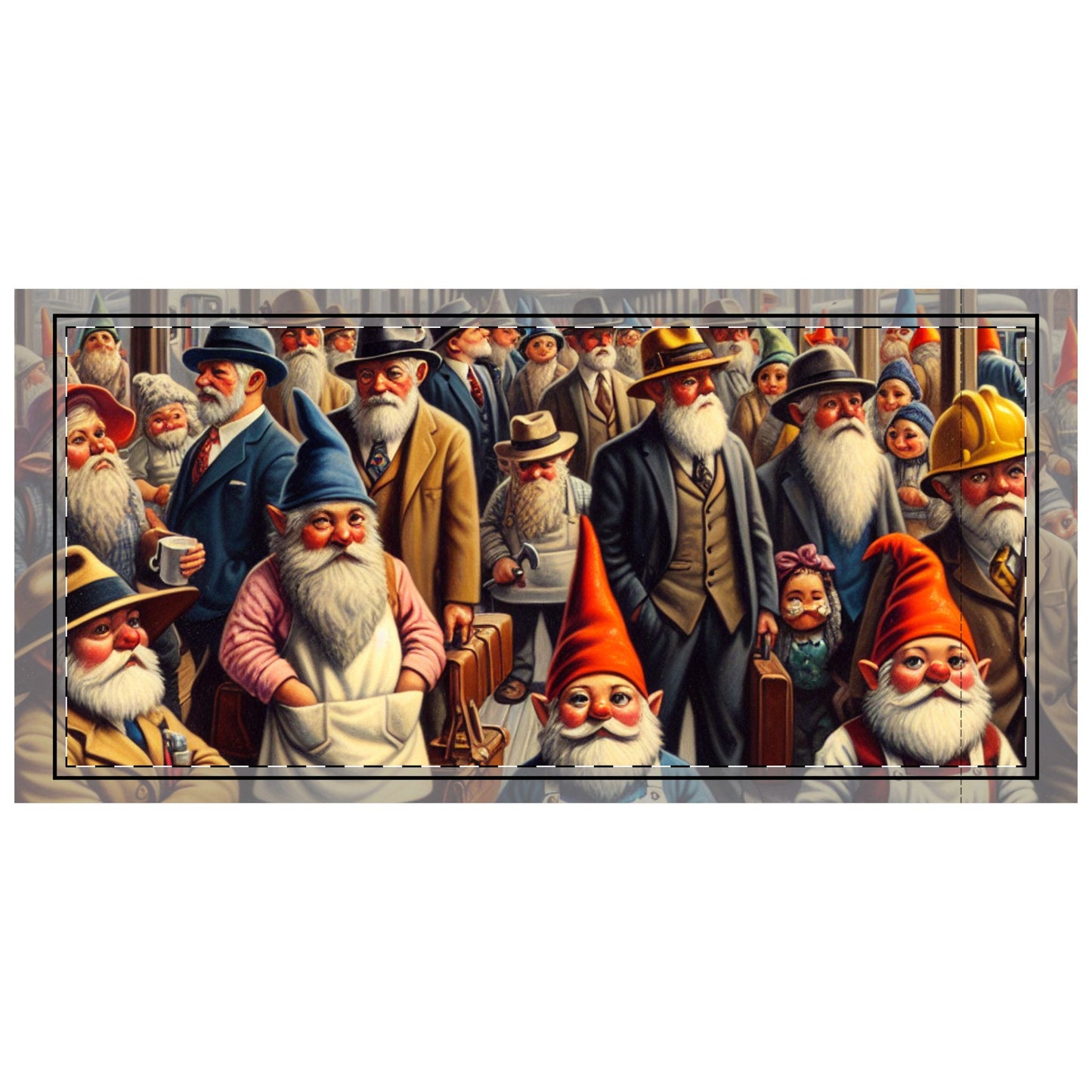 The Gnome-mute Home Microfiber Pillowcase