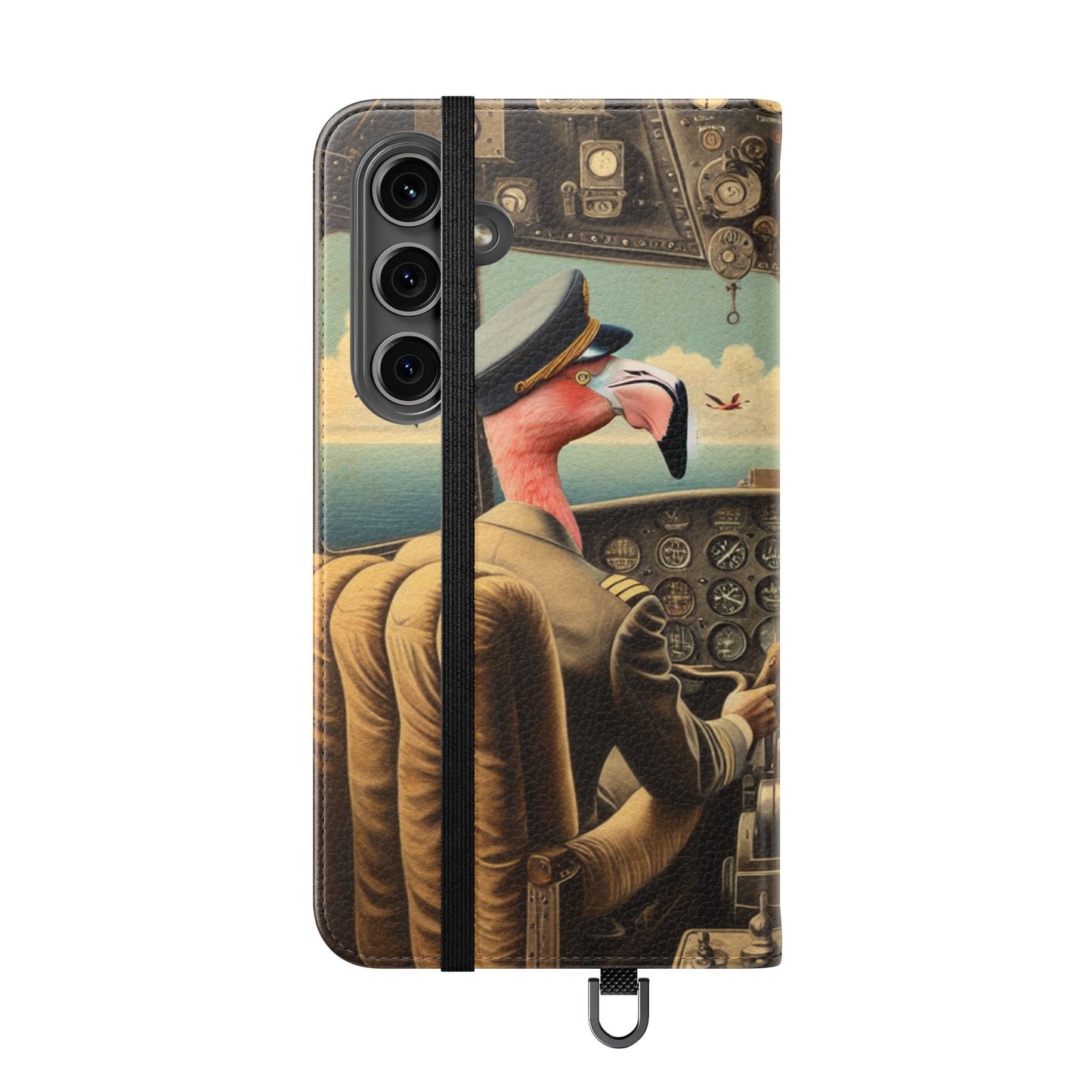 Flamingo Flight Deck Flip Case - iPhone/Galaxy