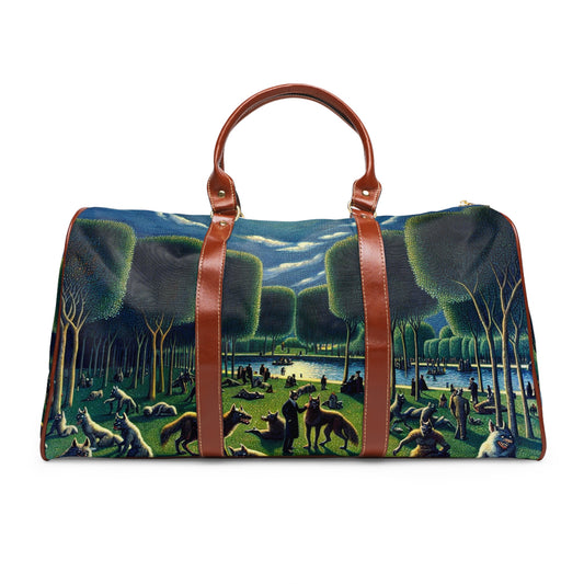 Werewolves at the Waterfront Waterproof Travel Bag