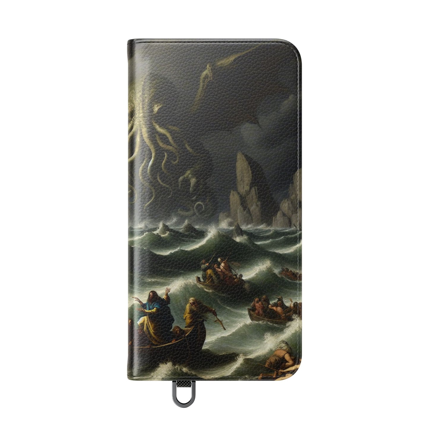 Cthulhu in the Storm Flip Cases for iPhones