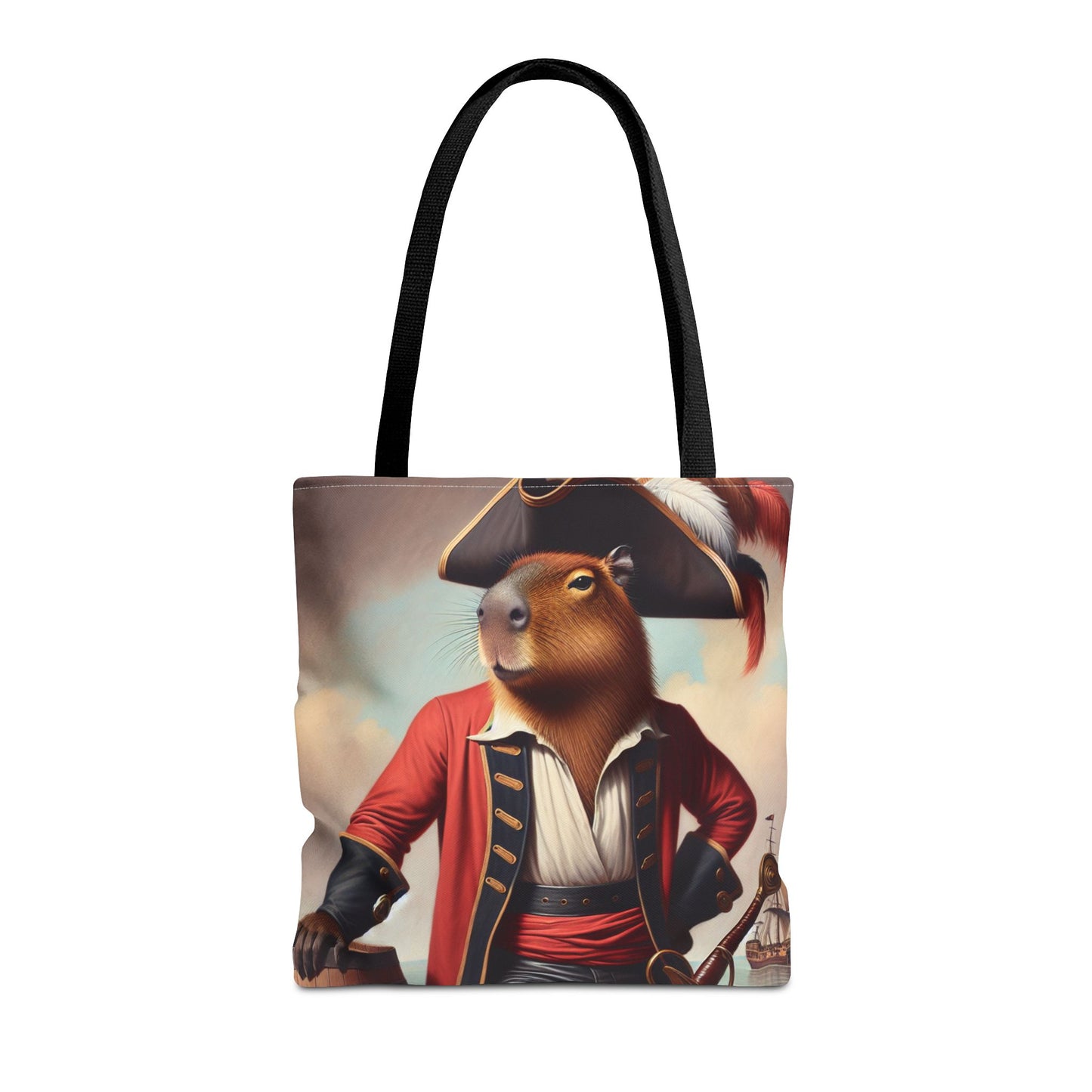 Captain Capybara Tote Bag