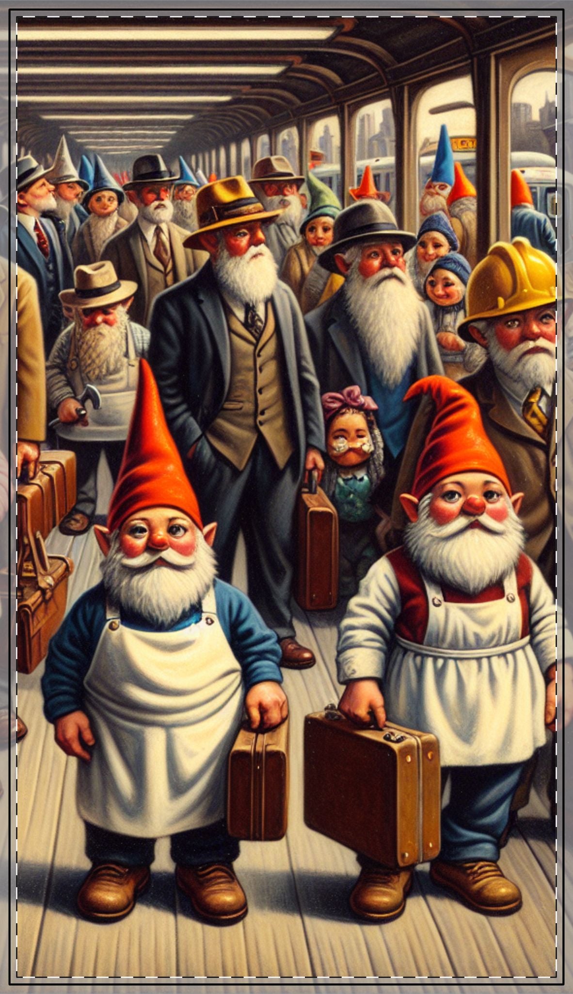 The Gnome-mute Home Tablecloth