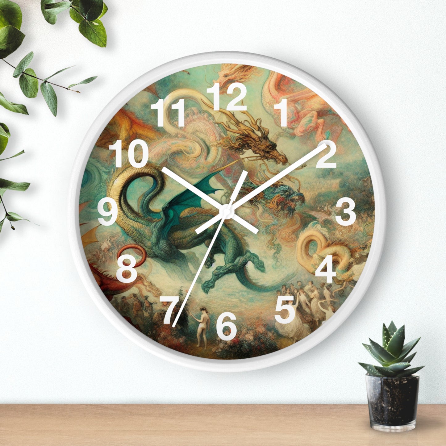 Degas Dreams of Dragons Wall Clock