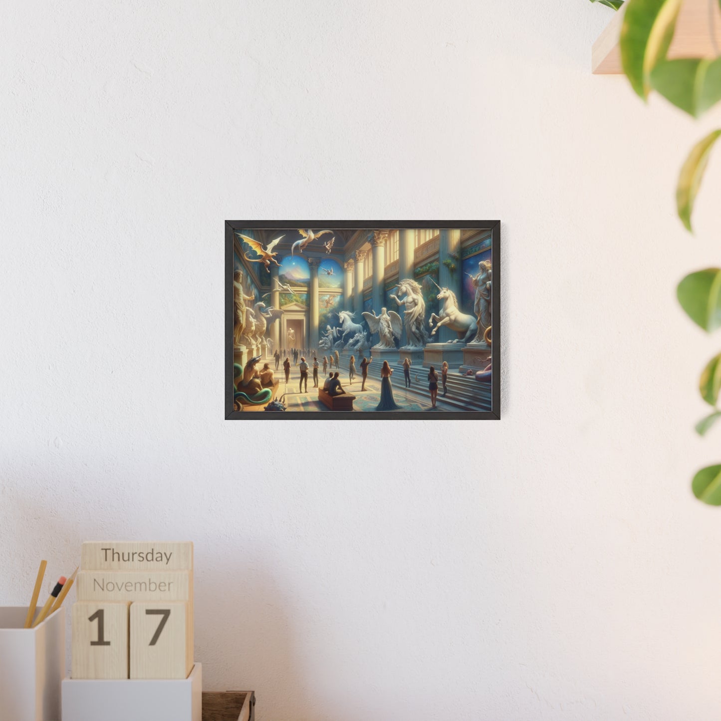 Framed Atlantis Atrium Poster