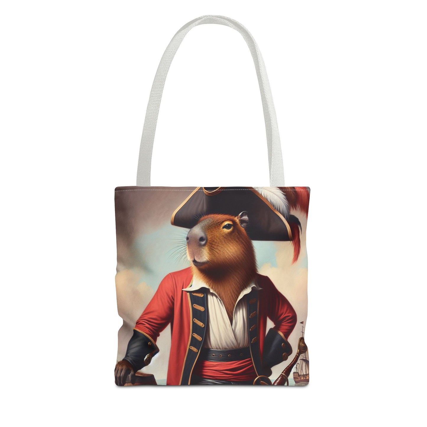 Captain Capybara Tote Bag