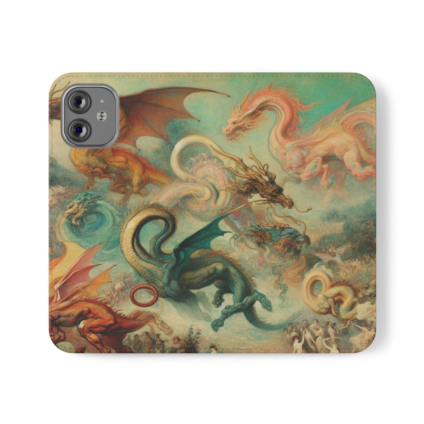 Degas Dreams of Dragons Flip Cases for iPhones