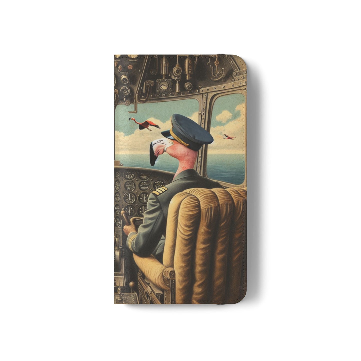 Flamingo Flight Deck Flip Case - iPhone/Galaxy