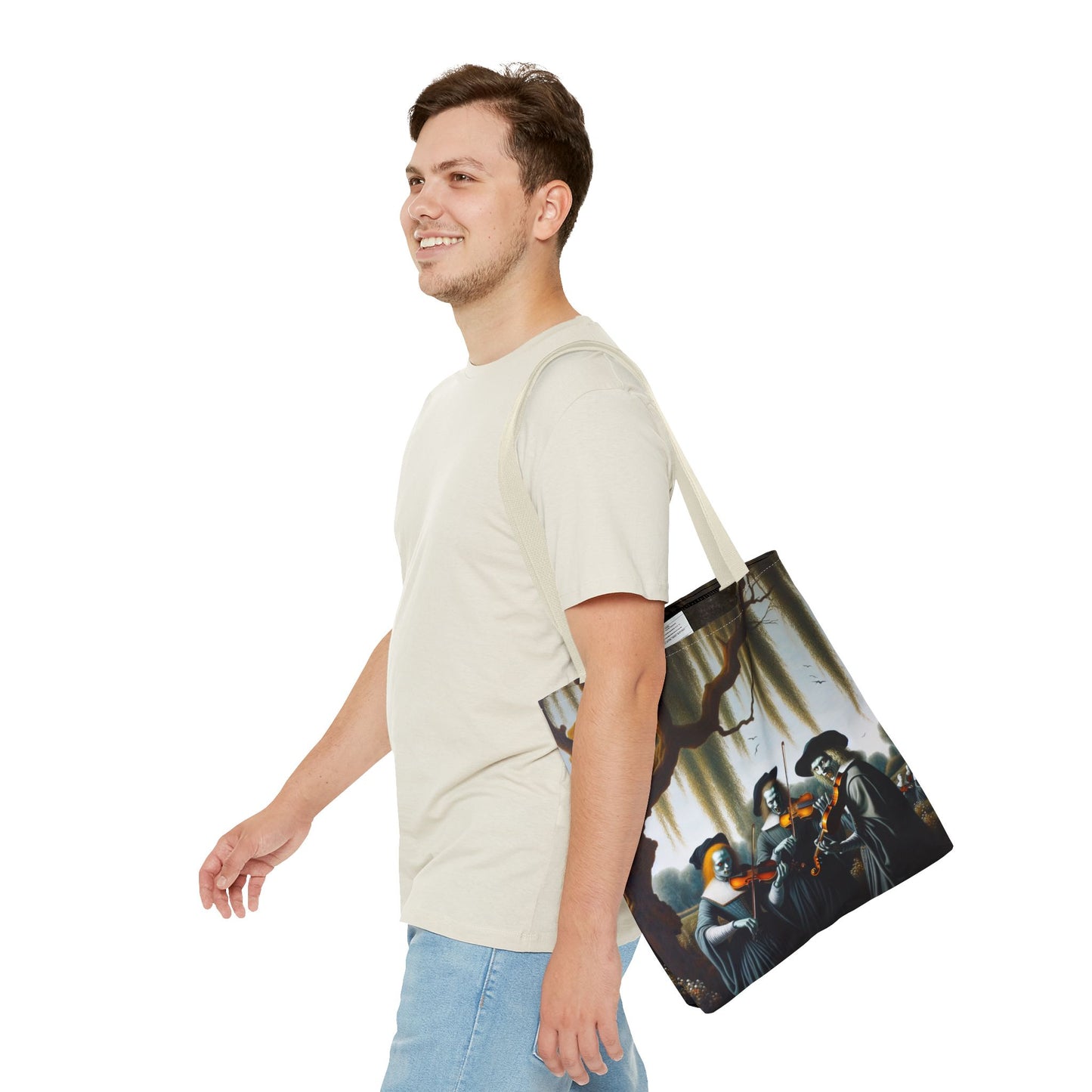 Vermeer's Vampire Violinists Tote Bag