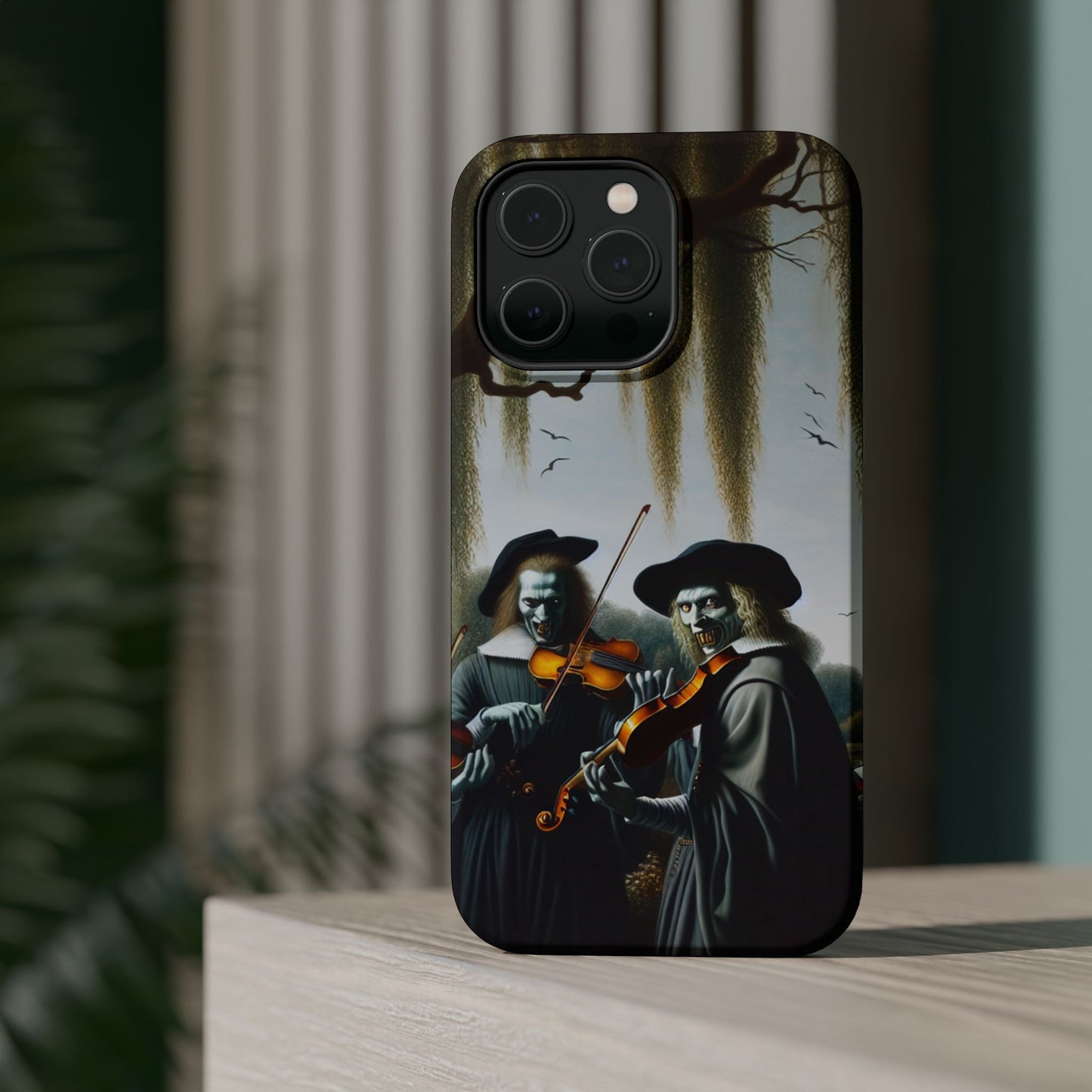 Vermeer's Vampire Violinists Magnetic iPhone Case