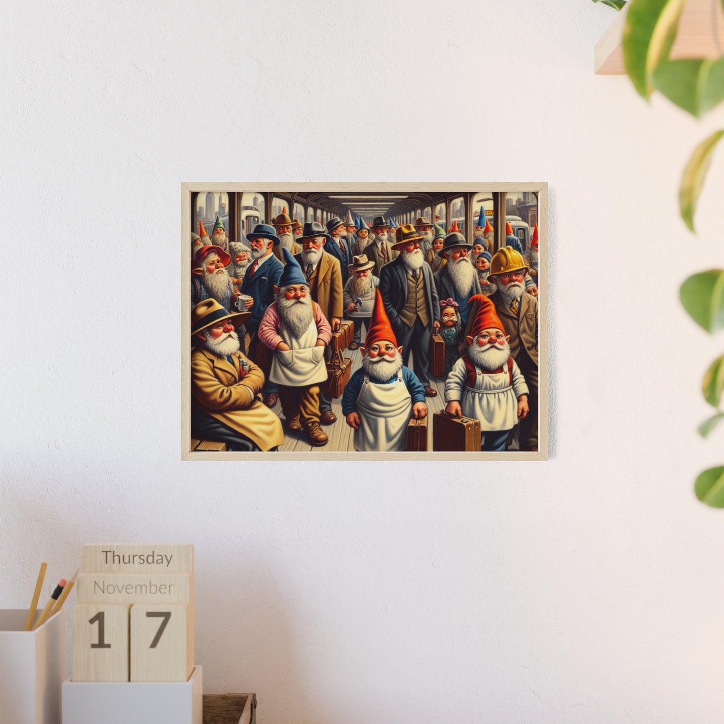 Framed The Gnome-mute Home Poster