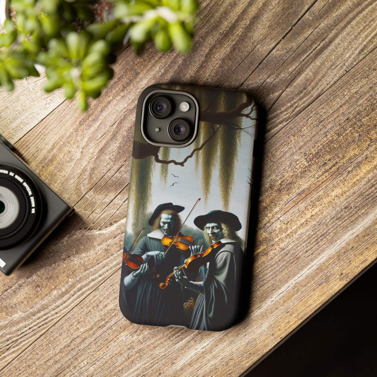 Vermeer's Vampire Violinists Phone Case - IPHONE