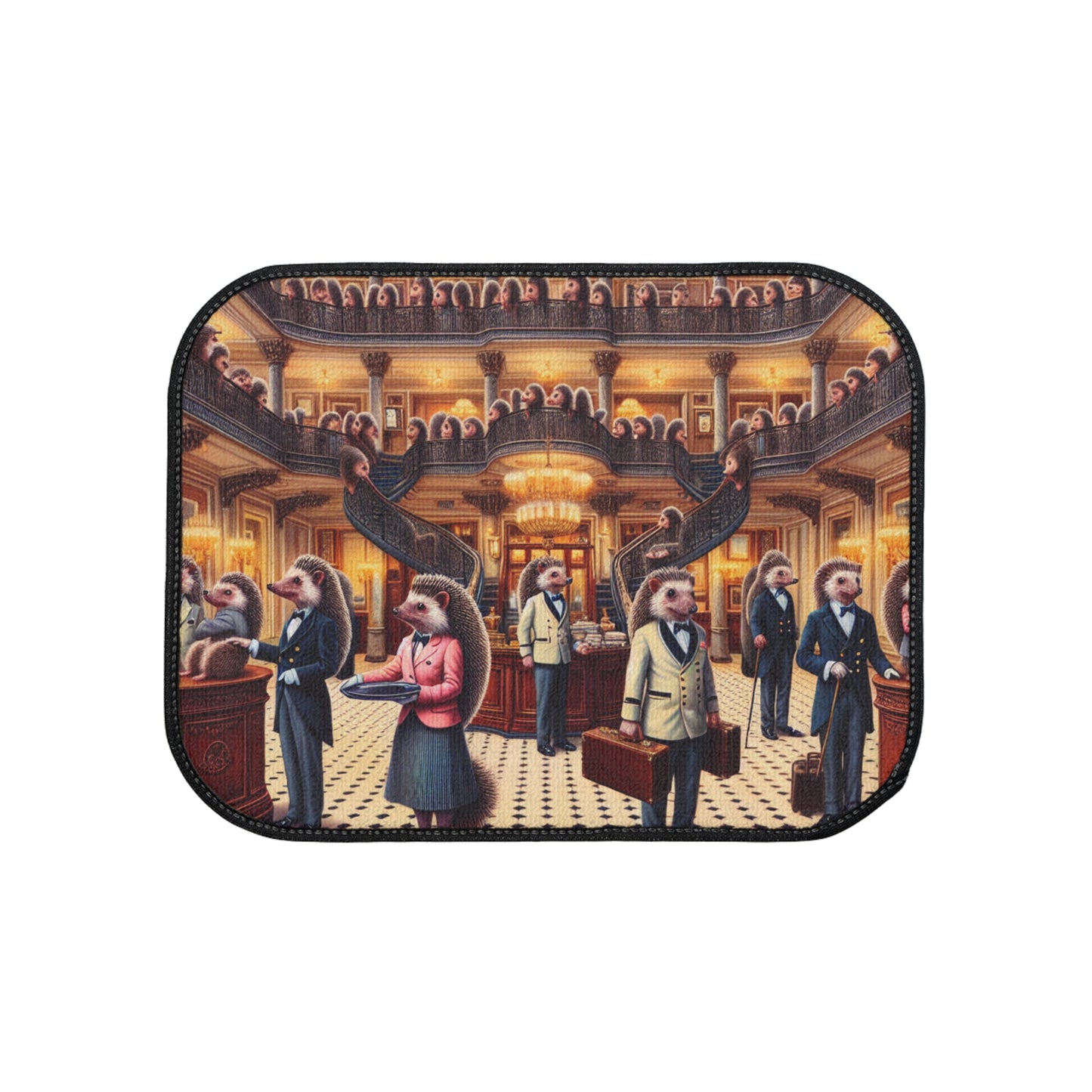 Hedgehog Hotel Car Floor Mat