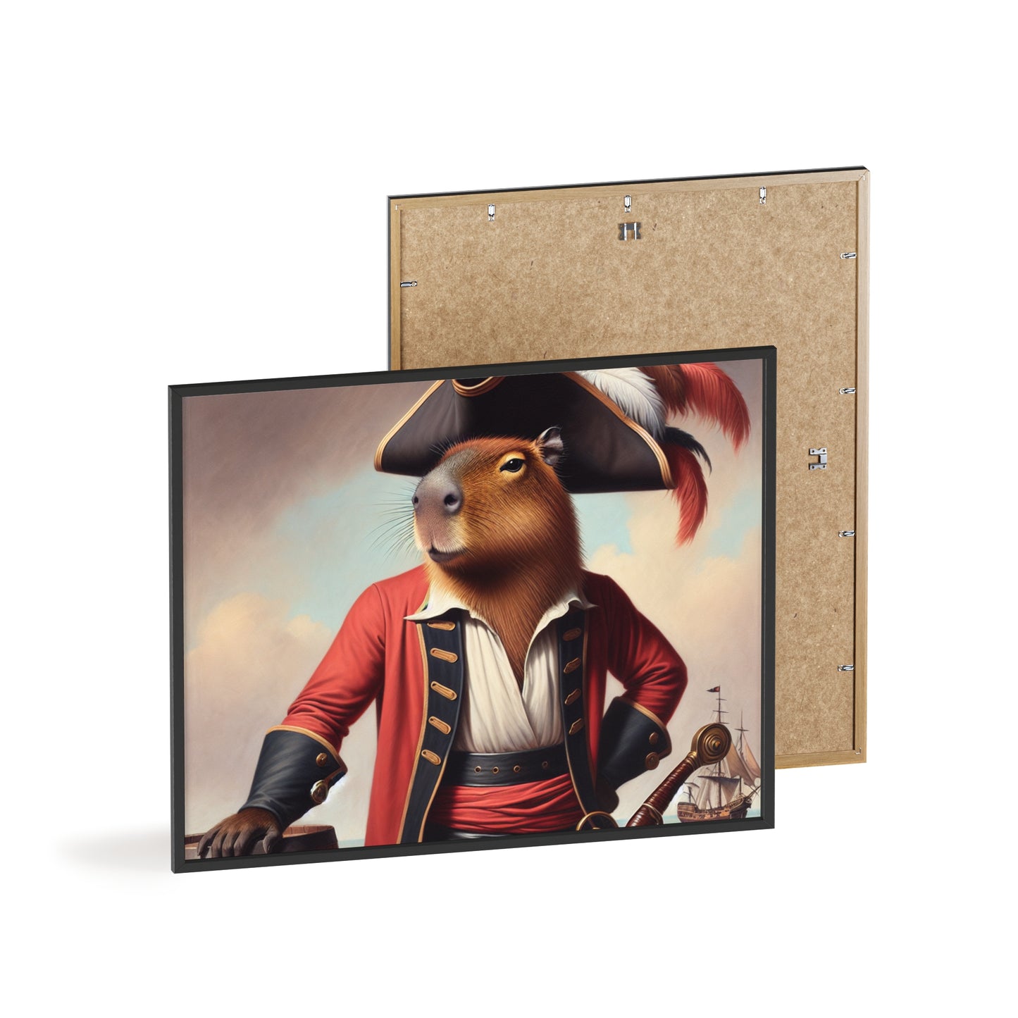 Framed Captain Capybara Poster