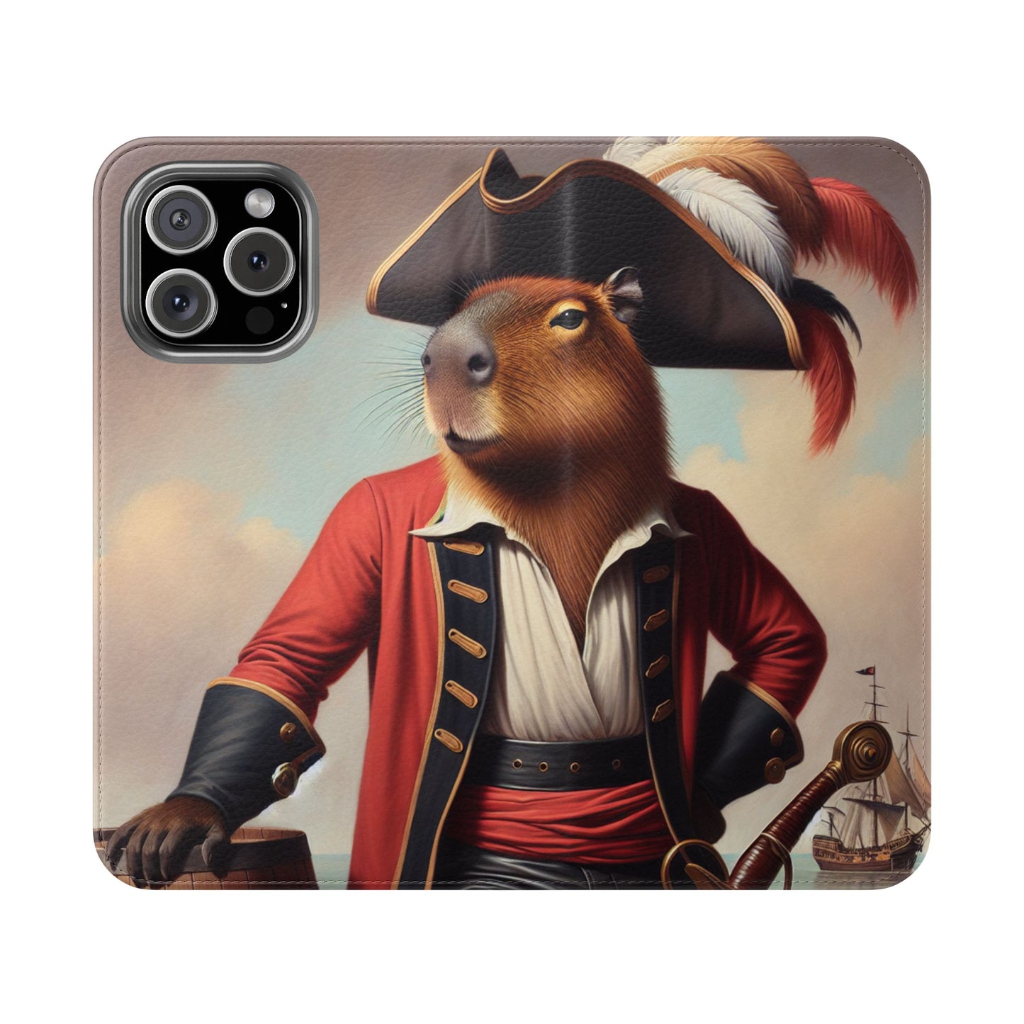 Captain Capybara Flip Case - iPhone/Galaxy