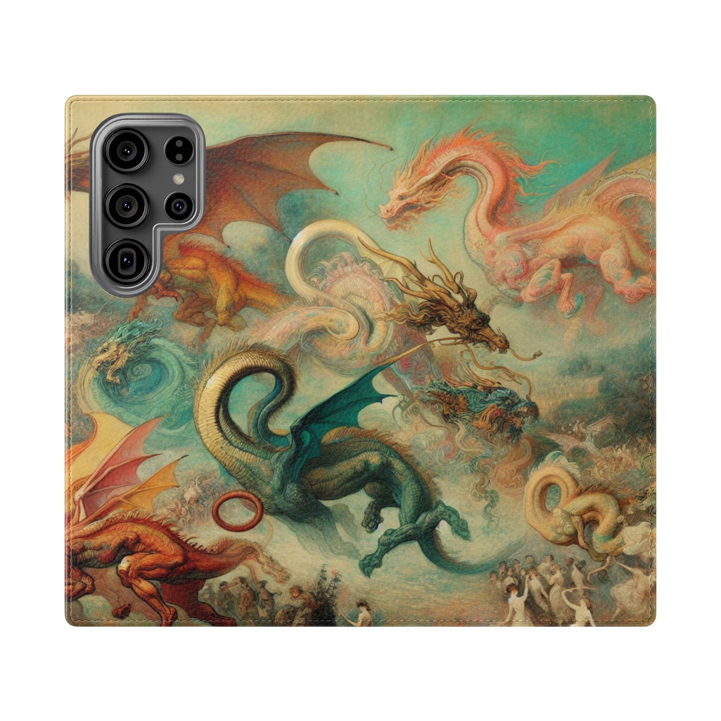Degas Dreams of Dragons Flip Cases for iPhones