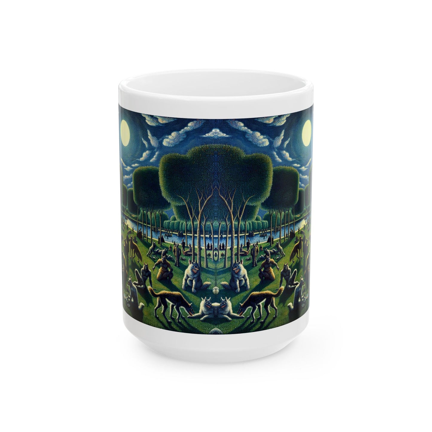 Werewolves at the Waterfront Ceramic Mug