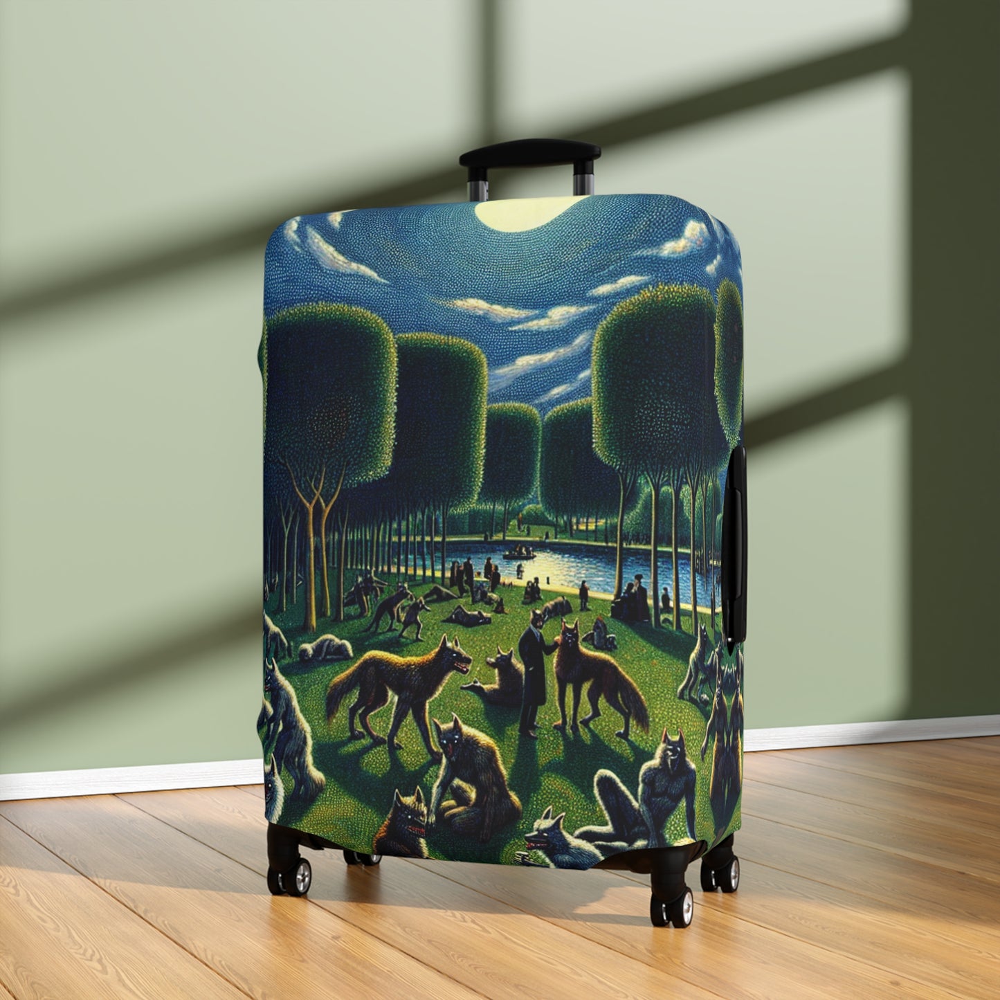 Werewolves at the Waterfront Luggage Cover