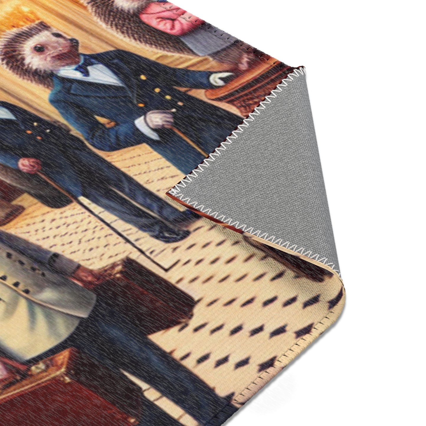 Hedgehog Hotel Area Rug - HORIZONTAL