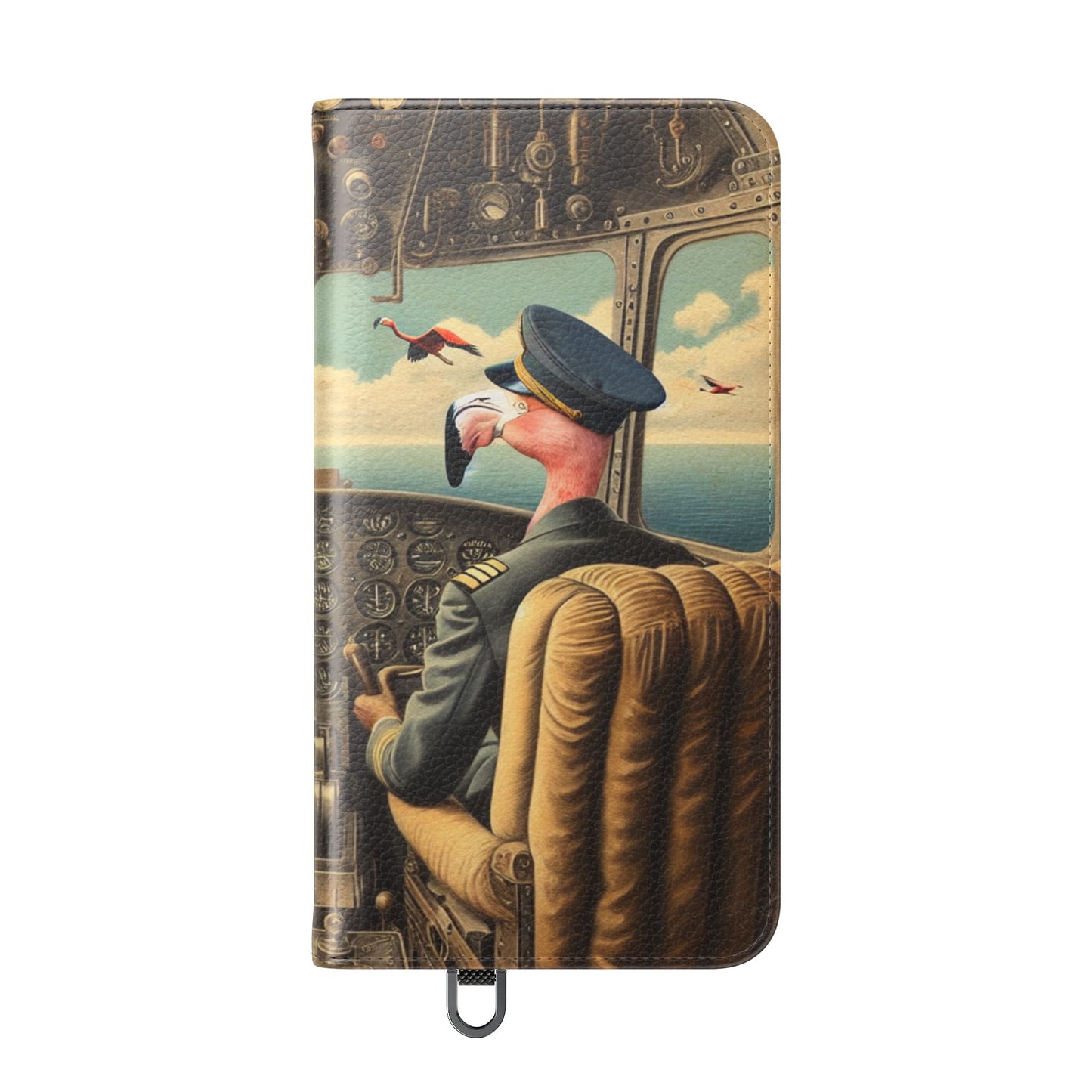 Flamingo Flight Deck Flip Case - iPhone/Galaxy
