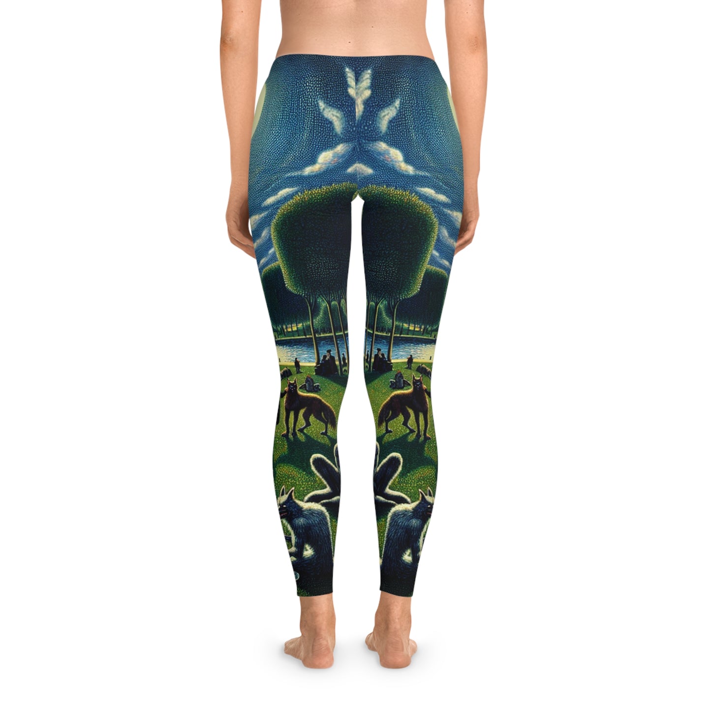 Werewolves at the Waterfront Leggings