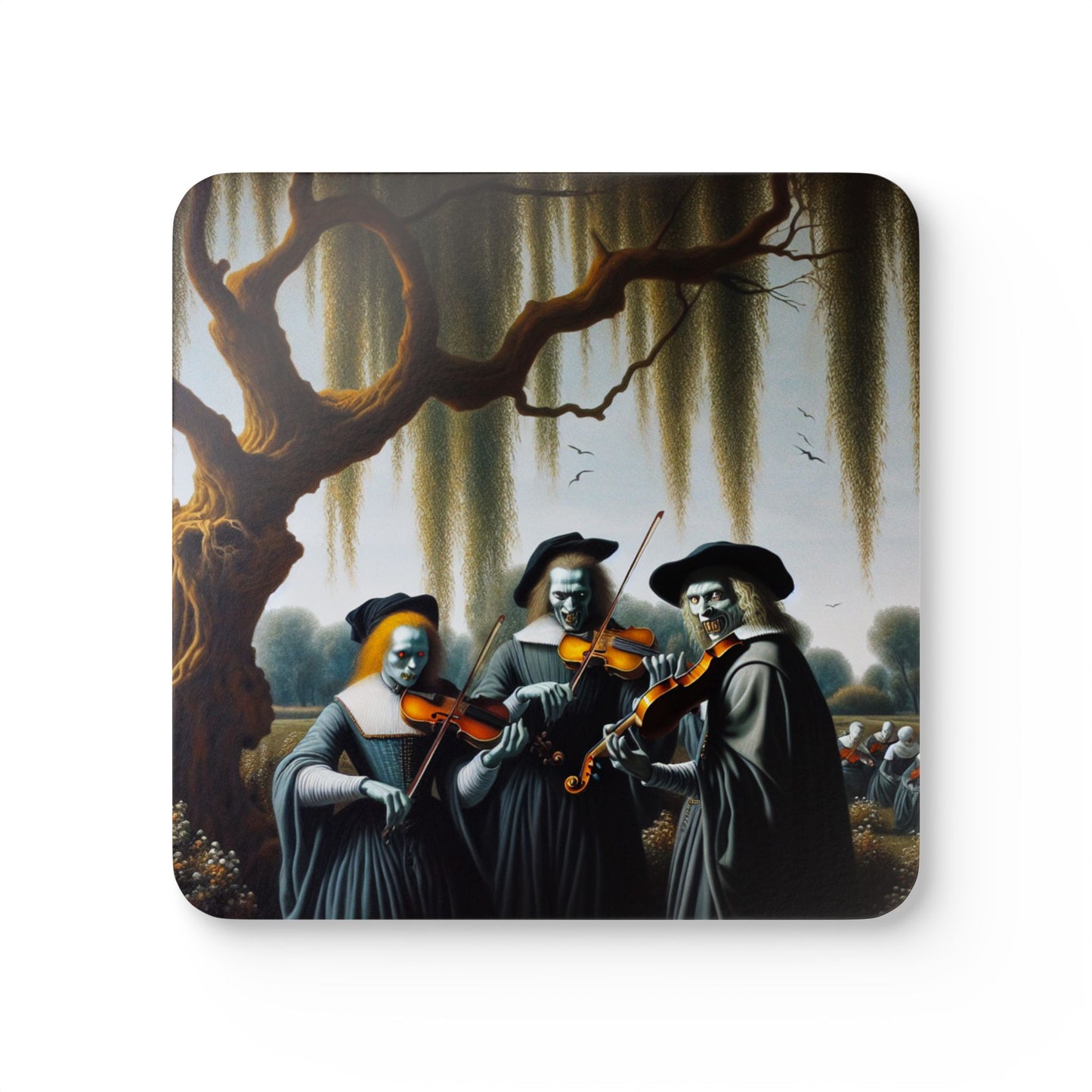 Vermeer's Vampire Violinists 4pc Coaster Set