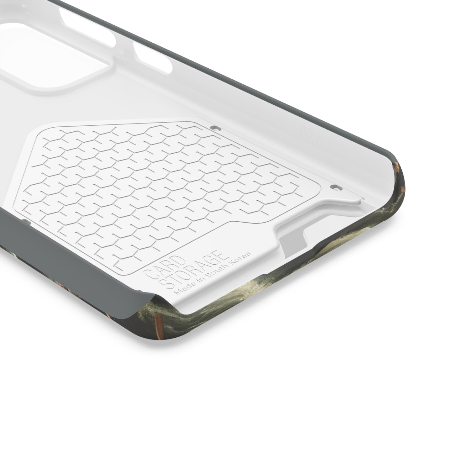 Cthulhu in the Storm Phone Case with Card Holder - GALAXY