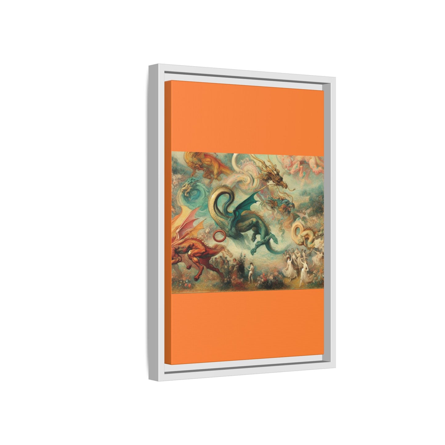 Degas Dreams of Dragons Canvas, Framed (Multi-color)